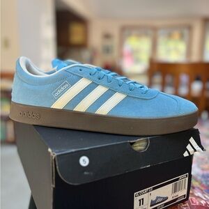 Adidas Men's VL Court 2.0 JI0496 Low Top Semi Blue Burst Size 11